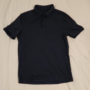 Men's Dark Navy Blue Polo Shirt By Lululemon